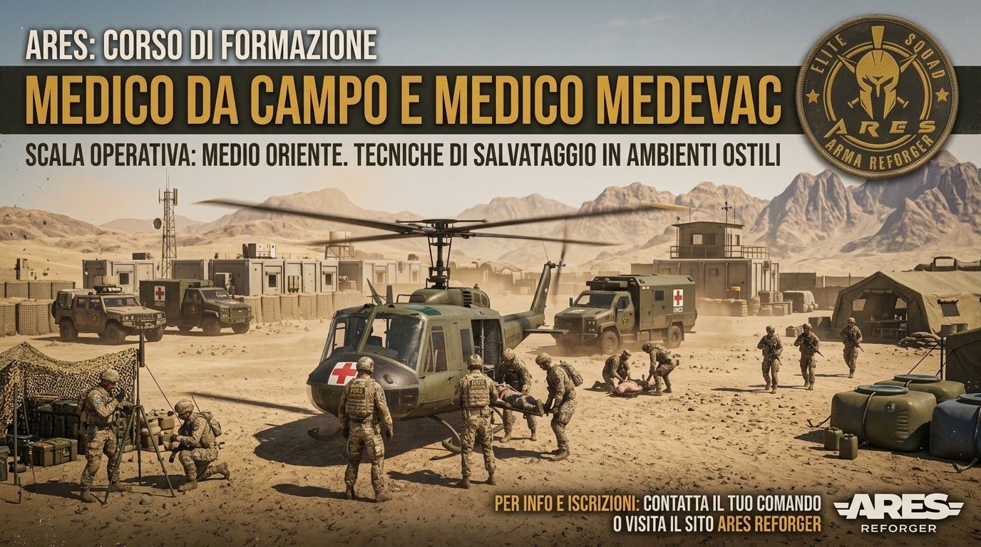 ADDESTRAMENTO: PRIMO SOCCORSO E SOCCORSO MEDEVAC