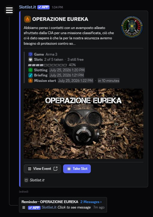 Slotlist.it Discord bot event embed